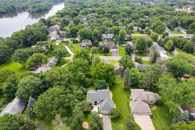 201 75th Ave N, Brooklyn Park, MN 55444 - aerial perspective of suburban area with a large body of water