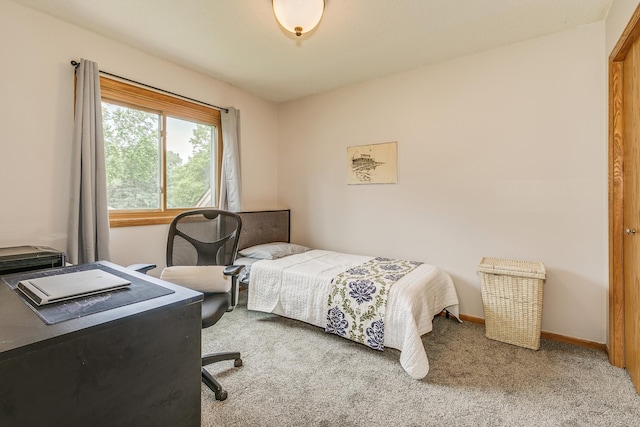 201 75th Ave N, Brooklyn Park, MN 55444 - bedroom with an office area and carpet flooring