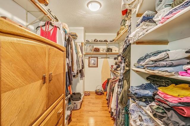 201 75th Ave N, Brooklyn Park, MN 55444 - spacious closet with light wood finished floors