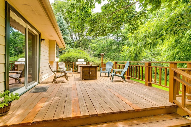 201 75th Ave N, Brooklyn Park, MN 55444 - view of wooden deck