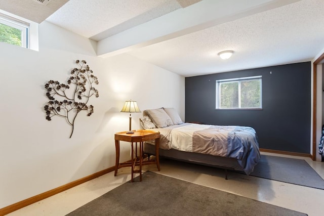 23481 Fontana St NE, Linwood Twp, MN 55079 - bedroom with a textured ceiling