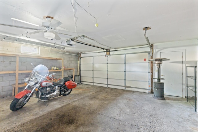 4982 148th Path W, Apple Valley, MN 55124 - garage with a garage door opener and concrete block wall