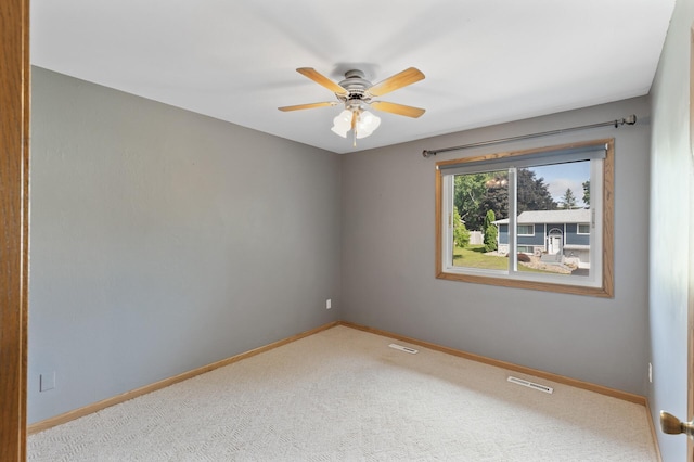 4982 148th Path W, Apple Valley, MN 55124 - carpeted spare room featuring baseboards and ceiling fan