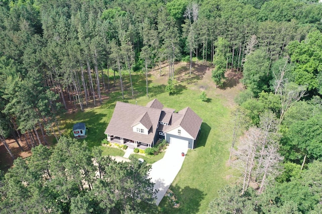 35853 Whispering Pine Way, Florence Twp, MN 55041 - aerial view of property and surrounding area with a forest