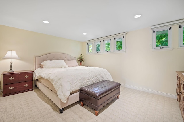 830 Willis St, Dassel, MN 55325 - carpeted bedroom with recessed lighting and baseboards