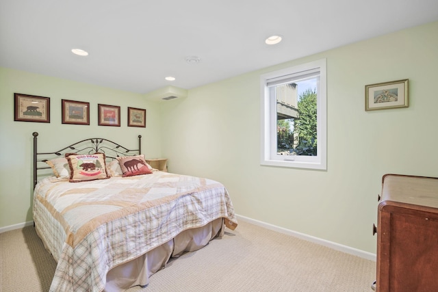 830 Willis St, Dassel, MN 55325 - bedroom featuring carpet floors and recessed lighting