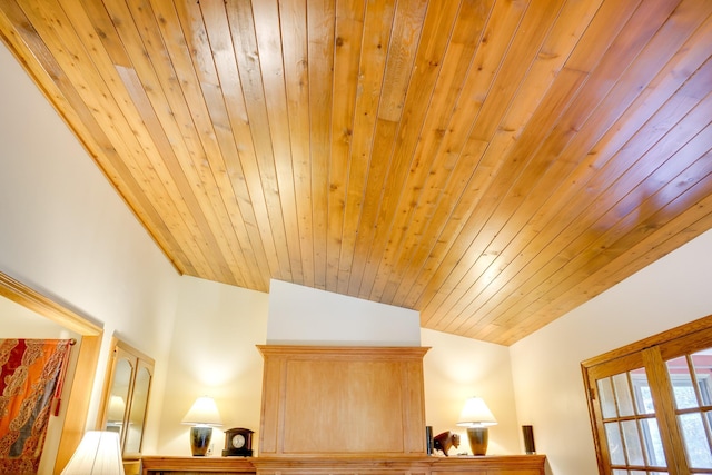 13445 190th Ave NW, Elk River, MN 55330 - bedroom featuring lofted ceiling and wood ceiling