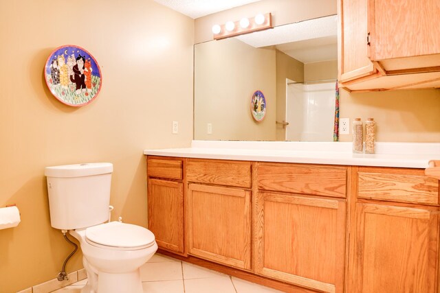 13445 190th Ave NW, Elk River, MN 55330 - bathroom featuring tile patterned flooring, vanity, and a shower