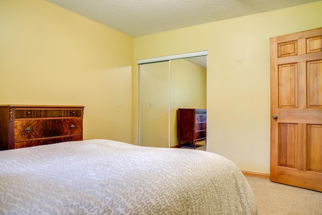 13445 190th Ave NW, Elk River, MN 55330 - carpeted bedroom with a closet and a textured ceiling