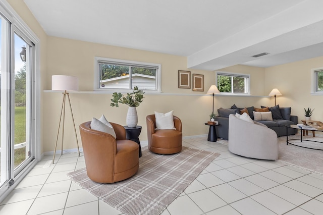 12329 Timber Ln, Maple Grove, MN 55369 - living room with light tile patterned flooring and plenty of natural light