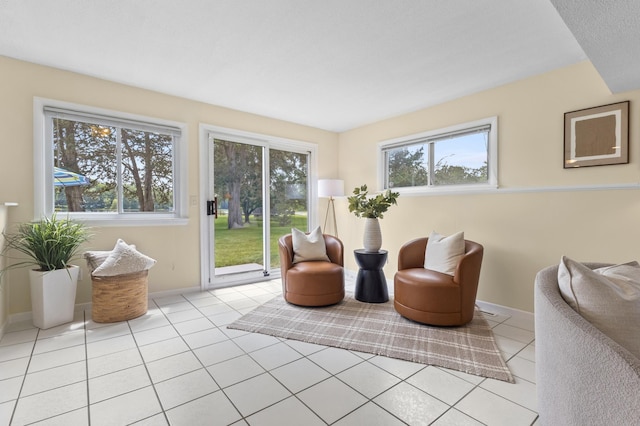 12329 Timber Ln, Maple Grove, MN 55369 - sitting room with light tile patterned floors