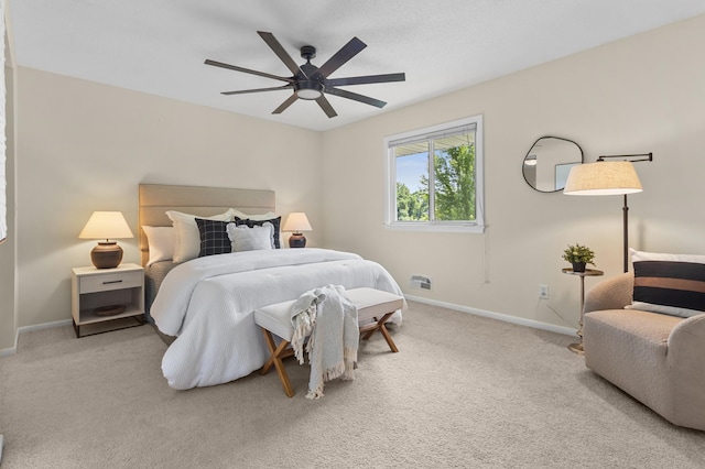 12329 Timber Ln, Maple Grove, MN 55369 - bedroom with carpet and a ceiling fan