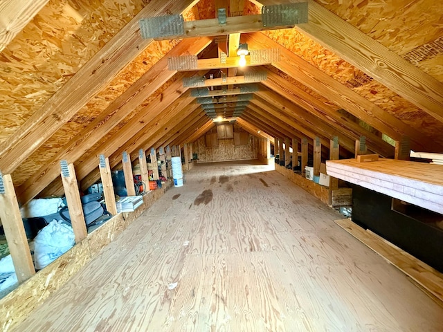 215 1st St N, Cannon Falls, MN 55009 - view of unfinished attic