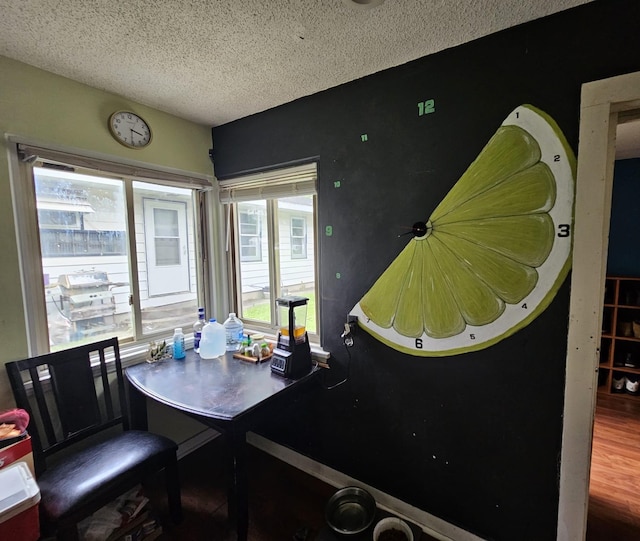 216 Hobart St, Owatonna, MN 55060 - dining area featuring a textured ceiling
