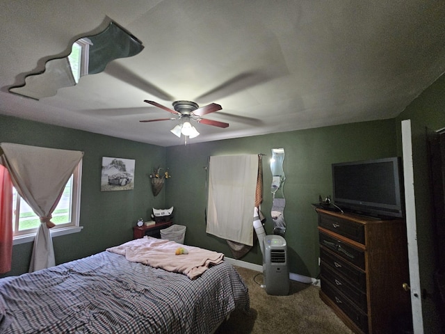 216 Hobart St, Owatonna, MN 55060 - carpeted bedroom featuring a ceiling fan and baseboards