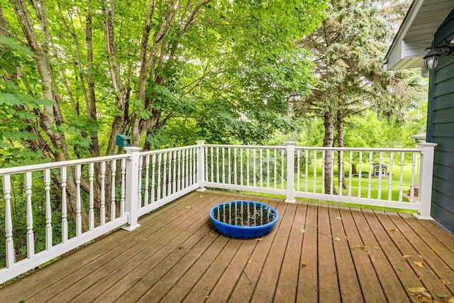 989 Kadler Ave NE, Saint Michael, MN 55376 - view of wooden deck