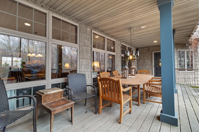 12322 Coffee Trl, Rosemount, MN 55068 - view of wooden deck