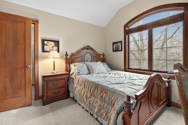 12322 Coffee Trl, Rosemount, MN 55068 - bedroom with lofted ceiling and light colored carpet