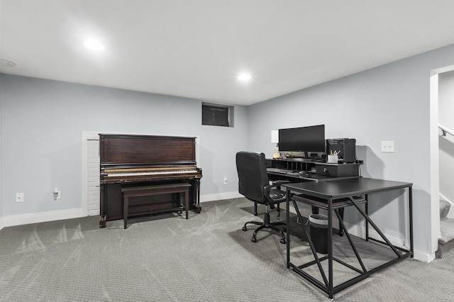 4633 Ewing Ave N, Robbinsdale, MN 55422 - office featuring carpet flooring and recessed lighting