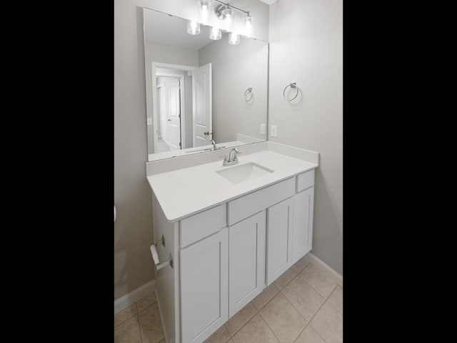 3214 Kady Ave NE, Saint Michael, MN 55376 - bathroom with vanity and tile patterned floors