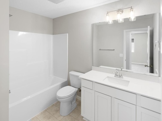 3214 Kady Ave NE, Saint Michael, MN 55376 - bathroom featuring vanity, shower / washtub combination, and tile patterned floors