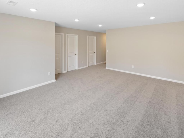 3214 Kady Ave NE, Saint Michael, MN 55376 - carpeted spare room featuring baseboards and recessed lighting