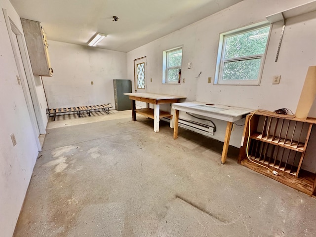 300 Lyon St, Minneota, MN 56264 - misc room with a workshop area and concrete flooring