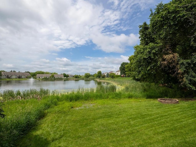 18232 Roosevelt St NW, Elk River, MN 55330 - water view featuring a fire pit