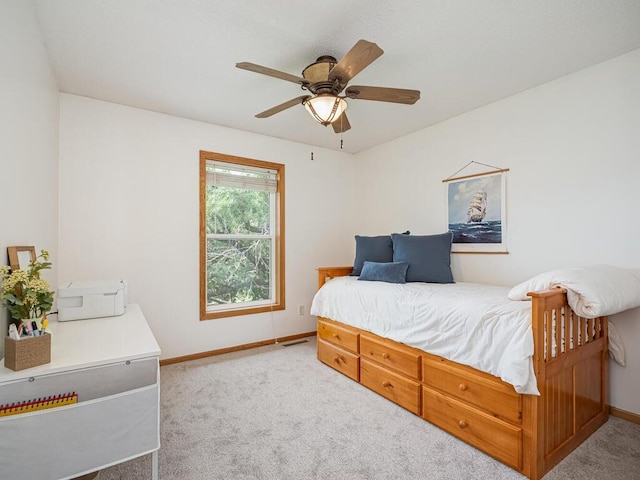 18232 Roosevelt St NW, Elk River, MN 55330 - bedroom featuring carpet and a ceiling fan