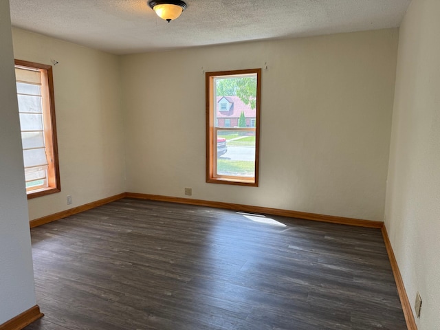 608 Duluth Ave N, Thief River Falls, MN 56701 - empty room featuring wood finished floors and a textured ceiling