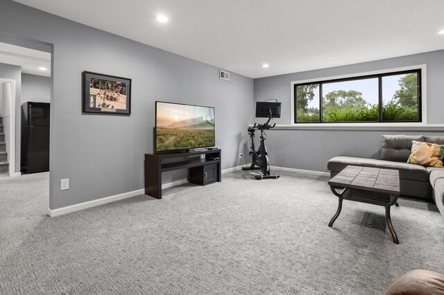 2900 16th Ave S, Moorhead, MN 56560 - living room with carpet floors and recessed lighting