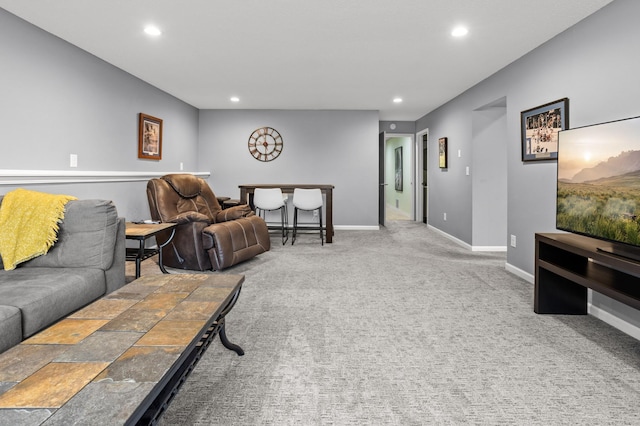 2900 16th Ave S, Moorhead, MN 56560 - carpeted living room with recessed lighting and baseboards