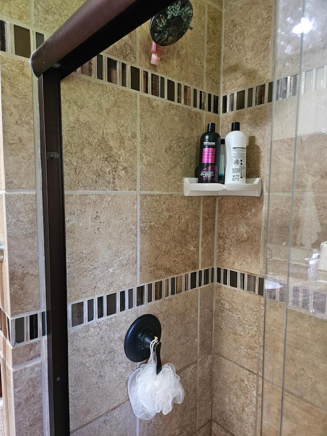 611 3rd St SW, Richville, MN 56576 - bathroom view of a tile shower