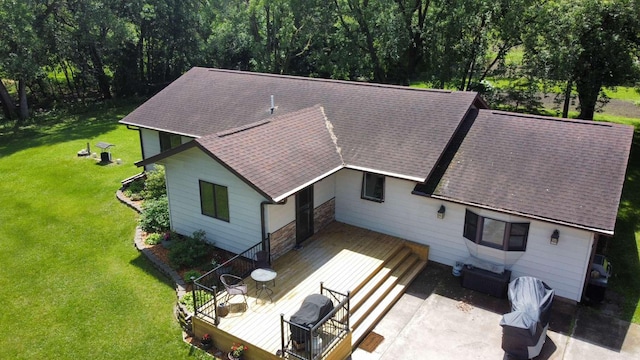 611 3rd St SW, Richville, MN 56576 - aerial view of property and surrounding area