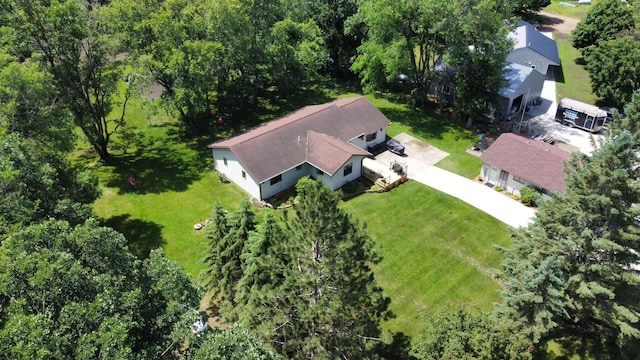 611 3rd St SW, Richville, MN 56576 - aerial view of property and surrounding area