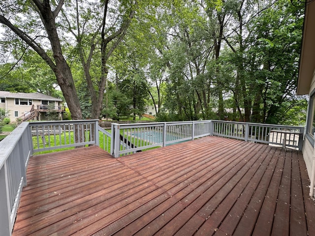2360 3rd St NW, New Brighton, MN 55112 - view of wooden deck