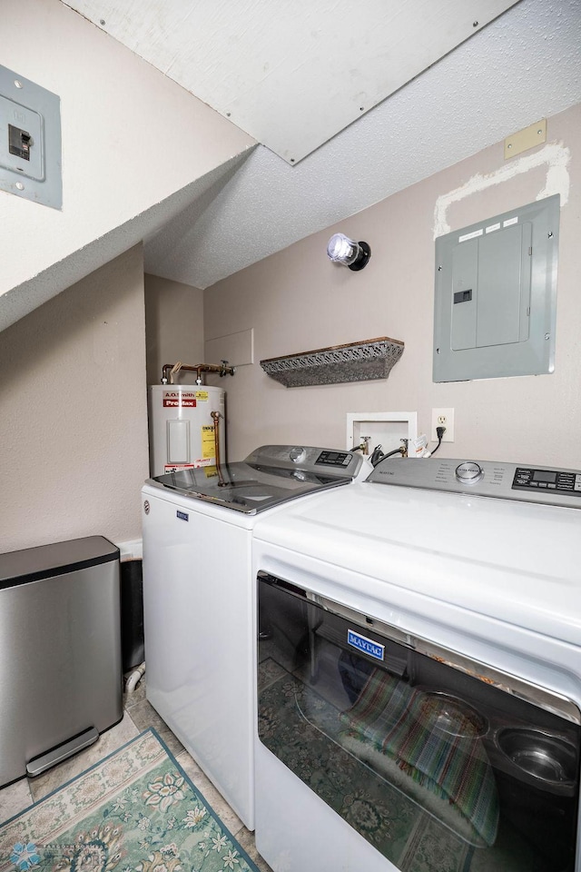 722 Elm St N Unit A8, Fargo, ND 58102 - laundry area with water heater, electric panel, and independent washer and dryer