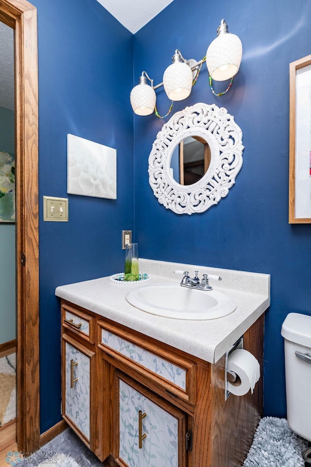 722 Elm St N Unit A8, Fargo, ND 58102 - half bath featuring vanity and toilet