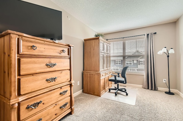 9902 5th Street Ln N, Lake Elmo, MN 55042 - carpeted office space with a textured ceiling and baseboards