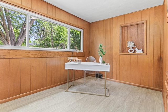1007 Ingerson Rd, Shoreview, MN 55126 - office space with wood finished floors and wood walls
