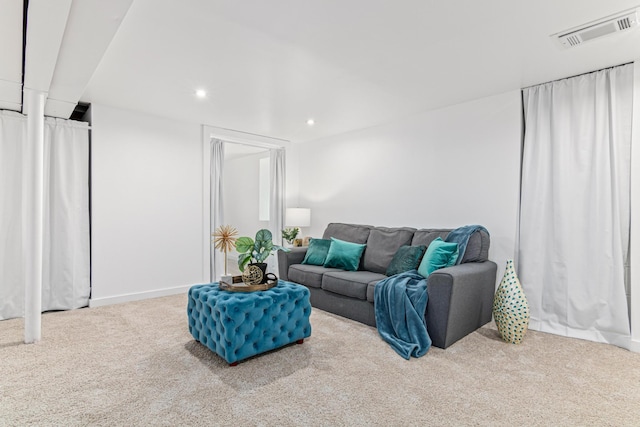 1007 Ingerson Rd, Shoreview, MN 55126 - carpeted living area featuring recessed lighting and baseboards