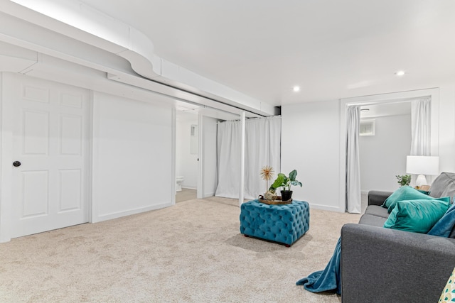 1007 Ingerson Rd, Shoreview, MN 55126 - sitting room with carpet and recessed lighting