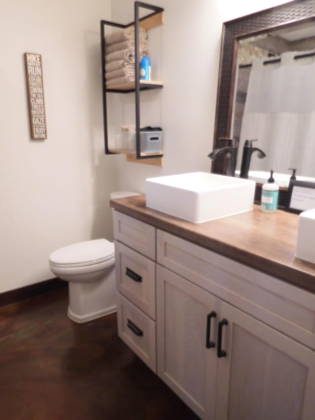 14650 Hilltop Rd, Ashby, MN 56309 - bathroom with vanity and toilet
