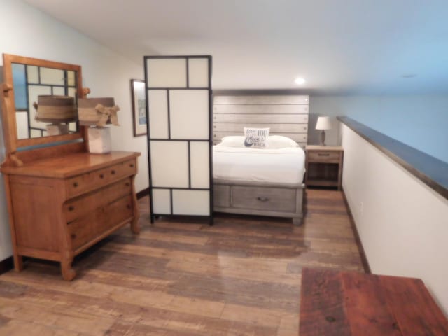 14650 Hilltop Rd, Ashby, MN 56309 - bedroom with wood finished floors and recessed lighting