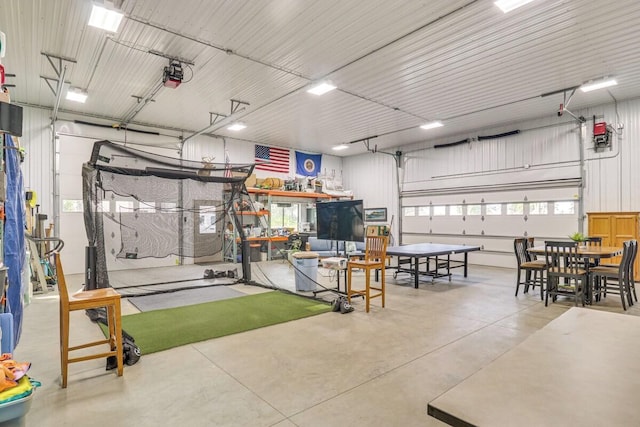 14650 Hilltop Rd, Ashby, MN 56309 - garage with a garage door opener