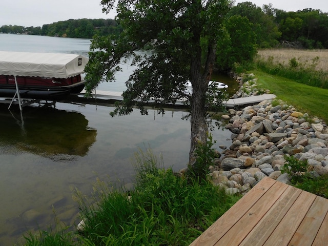 14650 Hilltop Rd, Ashby, MN 56309 - water view with boat lift