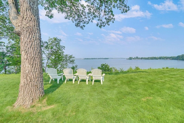 14650 Hilltop Rd, Ashby, MN 56309 - view of grassy yard with a water view