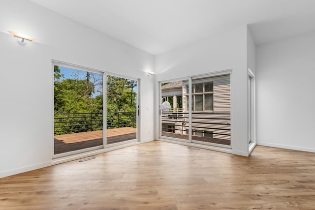 3520 Fairway Ln, Minnetonka, MN 55305 - empty room featuring wood finished floors and baseboards