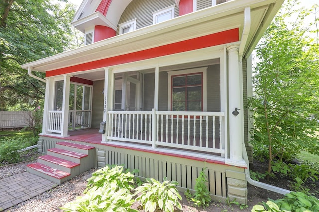 1122 Fillmore St, Alexandria, MN 56308 - entrance to property featuring a porch