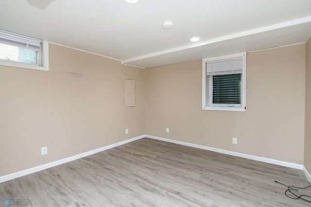 634 11th St N, Moorhead, MN 56560 - unfurnished room featuring wood finished floors and a smoke detector